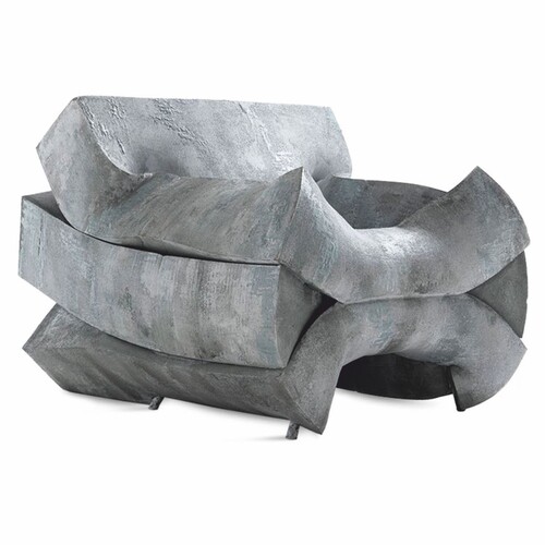 Casa Padrino Luxus Designer Sessel Grau 102 cm - Luxus M�bel - Made in Italy