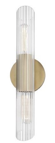 Casa Padrino Luxus Wandleuchte Antik Messingfarben 12,1 x 8,9 x H. 43,8 cm - Wohnzimmer Wandlampe