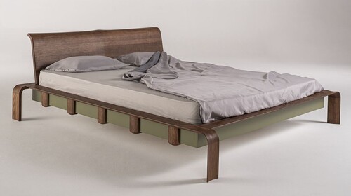 Casa Padrino Luxus Massivholz Doppelbett Dunkelbraun - Verschiedene Gr��en