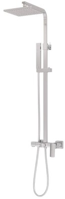 Casa Padrino Luxus Duschgarnitur Chrom H. 110 cm - Badezimmer Accessoires