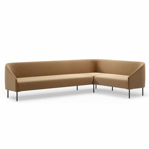 Casa Padrino Luxus Ecksofa Braun / Schwarz 300 x 200 cm - Wohnzimmer & Hotel M�bel