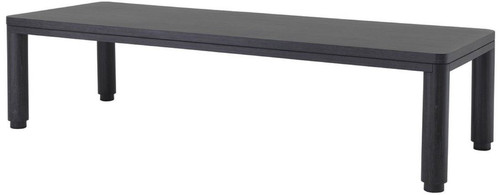 Casa Padrino Luxus Esstisch Anthrazitgrau 300 x 115 x H. 76 cm - Massivholz K�chentisch - Rechteckiger Esszimmertisch - Luxus Esszimmer M�bel