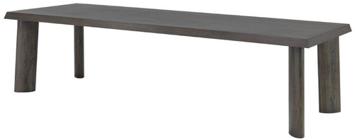 Casa Padrino Luxus Esstisch Mokkafarben 300 x 110 x H. 76 cm - Massivholz K�chentisch - Rechteckiger Esszimmertisch - Luxus Esszimmer M�bel