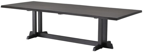 Casa Padrino Luxus Mahagoni Esstisch Mokkafarben 290,5 x 128 x H. 77 cm - Massivholz K�chentisch - Rechteckiger Esszimmertisch - Luxus Esszimmer M�bel