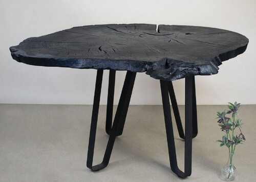 Casa Padrino Luxus Esstisch Schwarz 140 x 110 x H. 75 cm