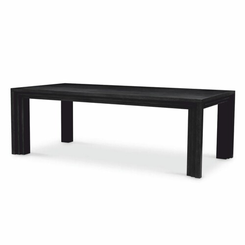 Casa Padrino Luxus Esstisch Schwarz 230 cm - Luxus Esszimmer M�bel