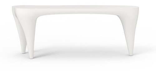 Casa Padrino Luxus Garten Konsole Matt Wei� 200 cm