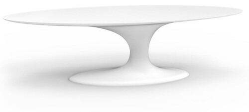 Casa Padrino Luxus Garten Esstisch Matt Wei� 300 x 120 x H. 75 cm