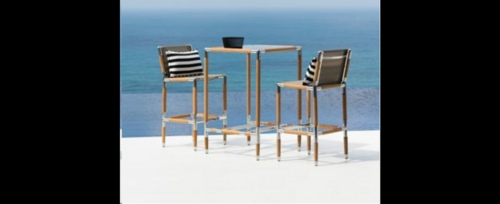 Casa Padrino Luxus Garten Stuhl Set 3-teilig 70 x H. 105.5 cm - Wetterfest und hochwertig verarbeitet - Moderne Garten M�bel - Luxus Qualit�t