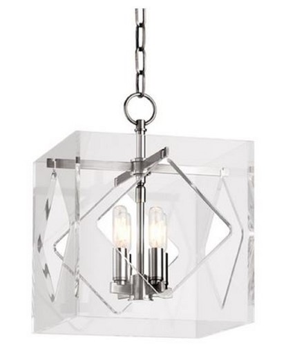 Casa Padrino Luxus H�ngeleuchte Silber 30,5 x 30,5 x H. 40,7 cm - Pendelleuchte in W�rfelform