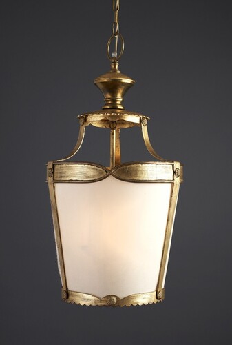 Casa Padrino Luxus H�ngeleuchte Laterne Antikgold  45 x H. 90 cm - Handgefertigte Laterne aus Edelstahl - Luxus Kollektion - Edel & Prunkvoll