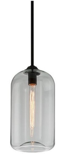 Casa Padrino Luxus H�ngeleuchte Schwarz  20,3 x H. 40 cm - Pendelleuchte mit rundem Glas Lampenschirm