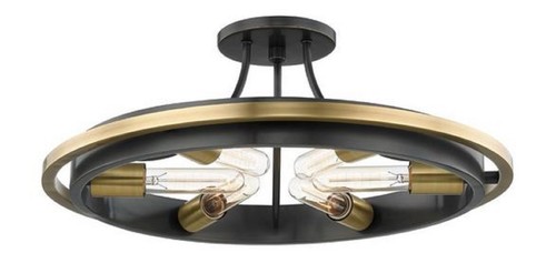 Casa Padrino Luxus H�ngeleuchte Antik Bronze / Antik Messing  53,3 x H. 20,3 cm - Luxus Kollektion