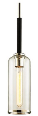 Casa Padrino Luxus H�ngeleuchte Schwarz / Silber  14 x H. 50,8 cm - Runde Pendelleuchte mit Glas Lampenschirm