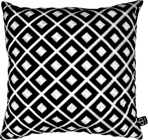 Casa Padrino Luxus Hotel Kissen Schwarz / Wei�  50 x H. 50 cm - Hotel Kollektion