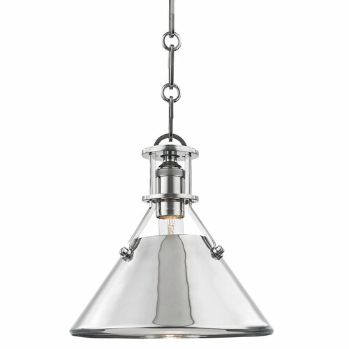 Casa Padrino Industrie Stil Metall H�ngeleuchte Silber  24 x H. 23,5 cm