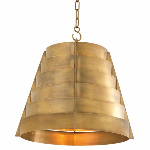 Casa Padrino Luxus H�ngeleuchte Vintage Messing  55 x H. 42 cm - Luxus Leuchten