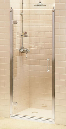 Casa Padrino Luxus Badezimmer Duscht�r Silber - Verschiedene Gr��en - Duschkabinen Glas Fl�gelt�r - Badezimmer Accessoires - Luxus Duscht�ren - Luxus Qualit�t