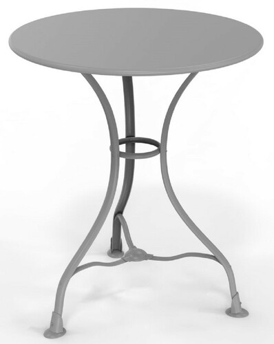 Casa Padrino Jugendstil Gartentisch  60 x H. 70 cm - Verschiedene Farben - Runder Schmiedeeisen Garten & Terrassen Tisch - Jugendstil Schmiedeeisen Garten & Terrassen M�bel 