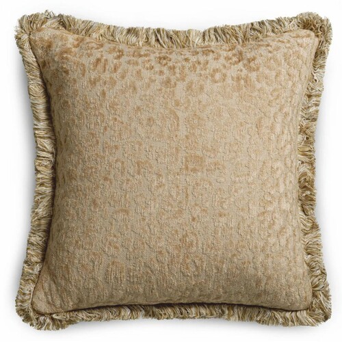 Casa Padrino Luxus Kissen Beige 50 cm - Luxus Wohnzimmer Deko Accessoires
