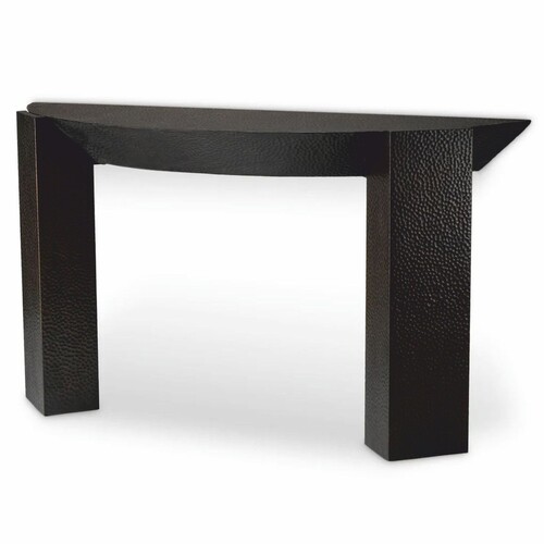 Casa Padrino Luxus Aluminium Konsole Bronze 140 cm - Luxus Aluminium M�bel