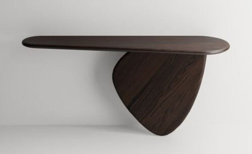 Casa Padrino Luxus Massivholz Konsole Dunkelbraun 160 x 45 x H. 80 cm - Eichenholz Konsolentisch - Wohnzimmer M�bel - Hotel M�bel - Luxus M�bel - Luxus Einrichtung