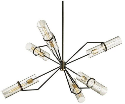 Casa Padrino Luxus Kronleuchter Bronze / Messing  127 x H. 69,2 cm - Designer Wohnzimmer Kronleuchter - Luxus Qualit�t