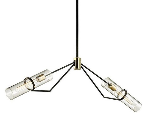 Casa Padrino Luxus Kronleuchter Bronze / Messing 127 x 10,2 x H. 37,5 cm - Designer Wohnzimmer Kronleuchter 