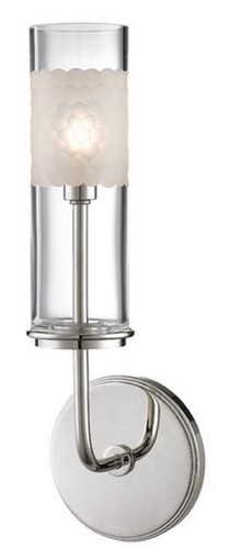 Casa Padrino Luxus LED Wandleuchte Silber / Wei� 12,7 x 9,5 x H. 36,2 cm - Luxus Qualit�t