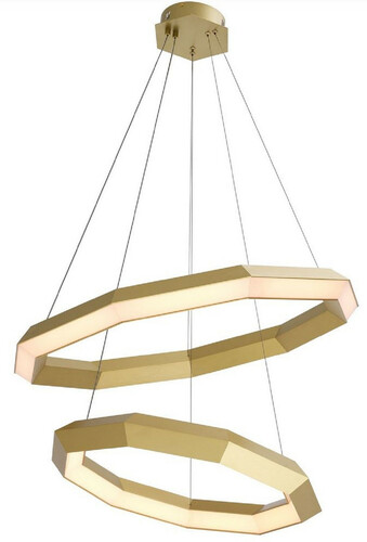 Casa Padrino Luxus LED Kronleuchter Antik Messingfarben  80 x H. 206 cm - Wohnzimmer Kronleuchter - Hotel Kronleuchter - Luxus Qualit�t