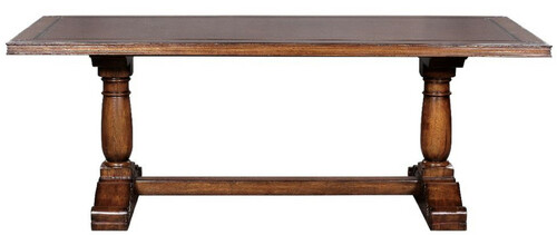 Casa Padrino Luxus Landhausstil Esstisch Braun 210 x 102 x H. 77 cm - Rustikaler Massivholz K�chentisch - Rustikale Landhausstil Massivholz Esszimmer M�bel