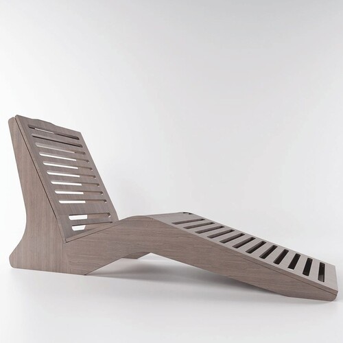 Casa Padrino Luxus Liege Grau 168 x 56 x H. 91 cm - Pool M�bel - Sauna M�bel - Luxus Qualit�t - Made in Italy