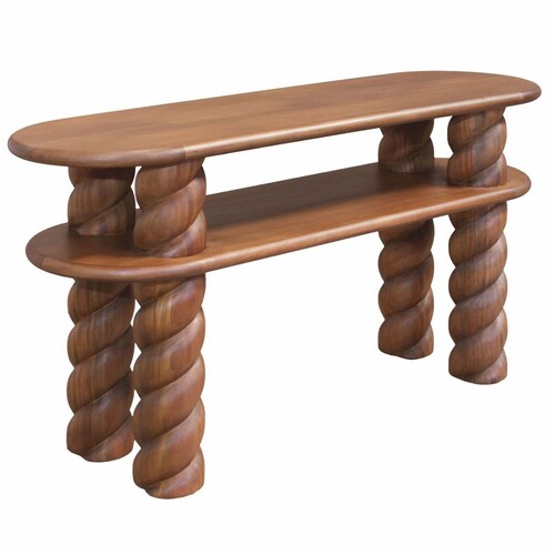 Casa Padrino Luxus Mahagoni Konsole Braun 164 cm - Luxus Mahagoni M�bel