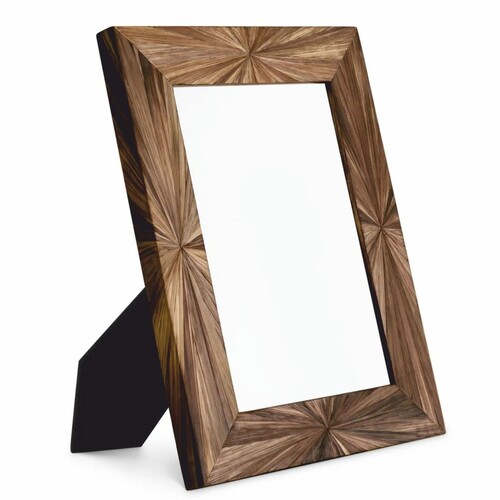 Casa Padrino Luxus Bilderrahmen Braun H. 23 cm - Deko Accessoires