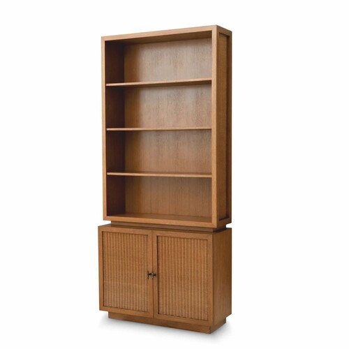 Casa Padrino Luxus Regalschrank Braun / Bronze H. 240 cm - Luxus M�bel