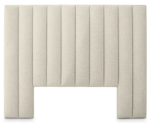 Casa Padrino Luxus Bett-Kopfteil Cremefarben 232 x 14 x H. 178,5 cm - Schlafzimmer M�bel - Hotel M�bel - Luxus Qualit�t