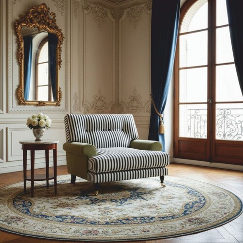 Casa Padrino Luxus Samt Sessel Gr�n / Wei� / Schwarz / Messing 105 cm - Wohnzimmer & Hotel M�bel - Luxus M�bel