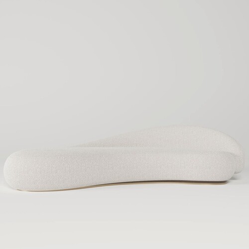 Casa Padrino Luxus Sofa Rechte Seite Wei� / Dunkelbraun / Messing 280 cm - Wohnzimmer & Hotel M�bel