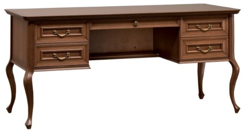 Casa Padrino Luxus Jugendstil Schreibtisch Braun 163,3 x 68,4 x H. 75,6 cm - Barock & Jugendstil B�rom�bel