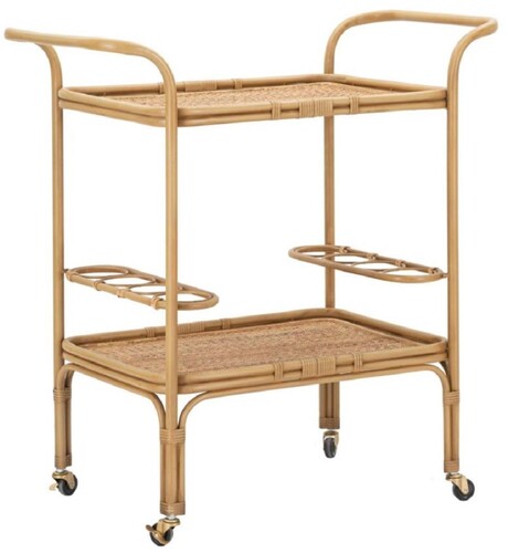 Casa Padrino Luxus Servierwagen Naturfarben - Hotel & Restaurant Accessoires