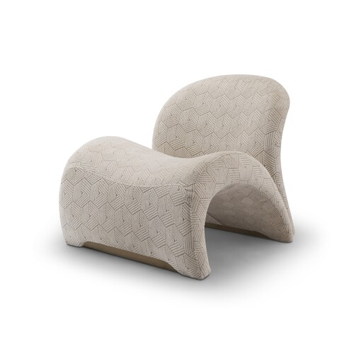 Casa Padrino Luxus Sessel 72.5 x 84 x H. 72 cm - Sessel mit Stoffbezug - Moderne Wohnzimmer M�bel - Luxus Qualit�t