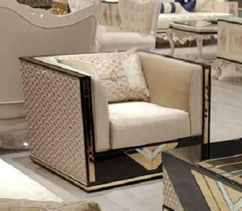 Casa Padrino Luxus Sessel Gold / Schwarz - Wohnzimmer Sessel - Hotel Sessel - Wohnzimmer M�bel - Hotel M�bel - Luxus M�bel - Wohnzimmer Einrichtung - Luxus Einrichtung