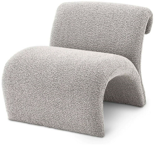 Casa Padrino Luxus Designer Sessel Grau 69 x 74 x H. 67 cm - Wohnzimmer Sessel - Hotel Sessel - Wohnzimmer M�bel - Luxus M�bel - Wohnzimmer Einrichtung - Luxus Einrichtung - M�bel Luxus