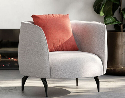 Casa Padrino Luxus Sessel Grau / Schwarz 84 x 82 x H. 70 cm - Wohnzimmer Sessel - Hotel Sessel - Wohnzimmer M�bel - Hotel M�bel - Luxus M�bel - Luxus Einrichtung