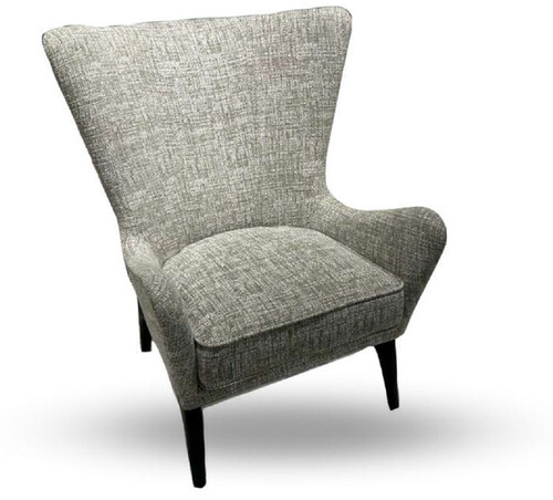 Casa Padrino Luxus Sessel Grau / Schwarz 80 x 87 x H. 105 cm - Wohnzimmer Sessel - Hotel Sessel - Wohnzimmer M�bel - Hotel M�bel - Luxus M�bel - Wohnzimmer Einrichtung - Luxus Einrichtung