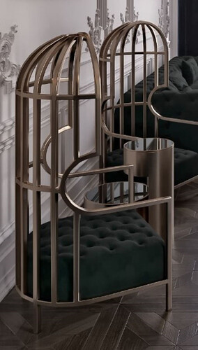 Casa Padrino Luxus Sessel Dunkelgr�n / Gold 78 x 78 x H. 156 cm - Wohnzimmer Sessel - Hotel Sessel - Wohnzimmer M�bel - Hotel M�bel - Luxus M�bel