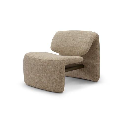 Casa Padrino Luxus Sessel Messing 73 x 83 x H. 69 cm - Sessel mit Stoffbezug - Moderne Wohnzimmer M�bel - Luxus Qualit�t
