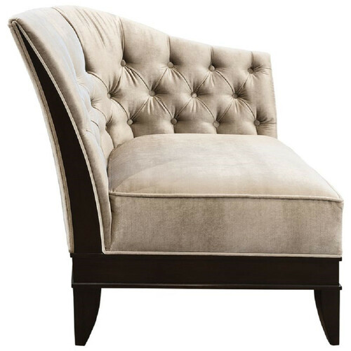 Casa Padrino Luxus Wohnzimmer Sessel Silbergrau / Dunkelbraun 87 x 69,5 x H. 84 cm - Neoklassischer Sessel mit edlem Velourstoff - Wohnzimmer M�bel im Neoklassischem Stil