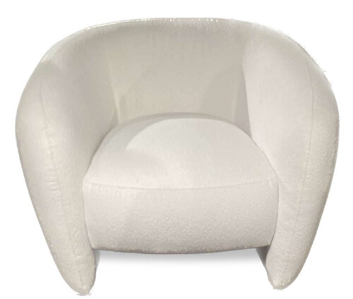 Casa Padrino Luxus Sessel Wei� 112 x 98 x H. 80 cm - Wohnzimmer Sessel - Hotel Sessel - Wohnzimmer M�bel - Hotel M�bel - Luxus M�bel - Luxus Einrichtung