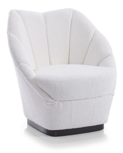 Casa Padrino Luxus Sessel Wei� / Schwarz 94 x 86 x H. 96 cm - Wohnzimmer Sessel - Hotel Sessel - Wohnzimmer M�bel - Hotel M�bel - Luxus M�bel - Luxus Einrichtung